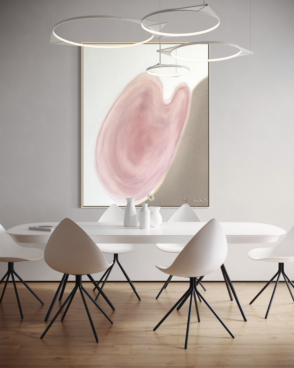 Blush Heart Champagne Siver